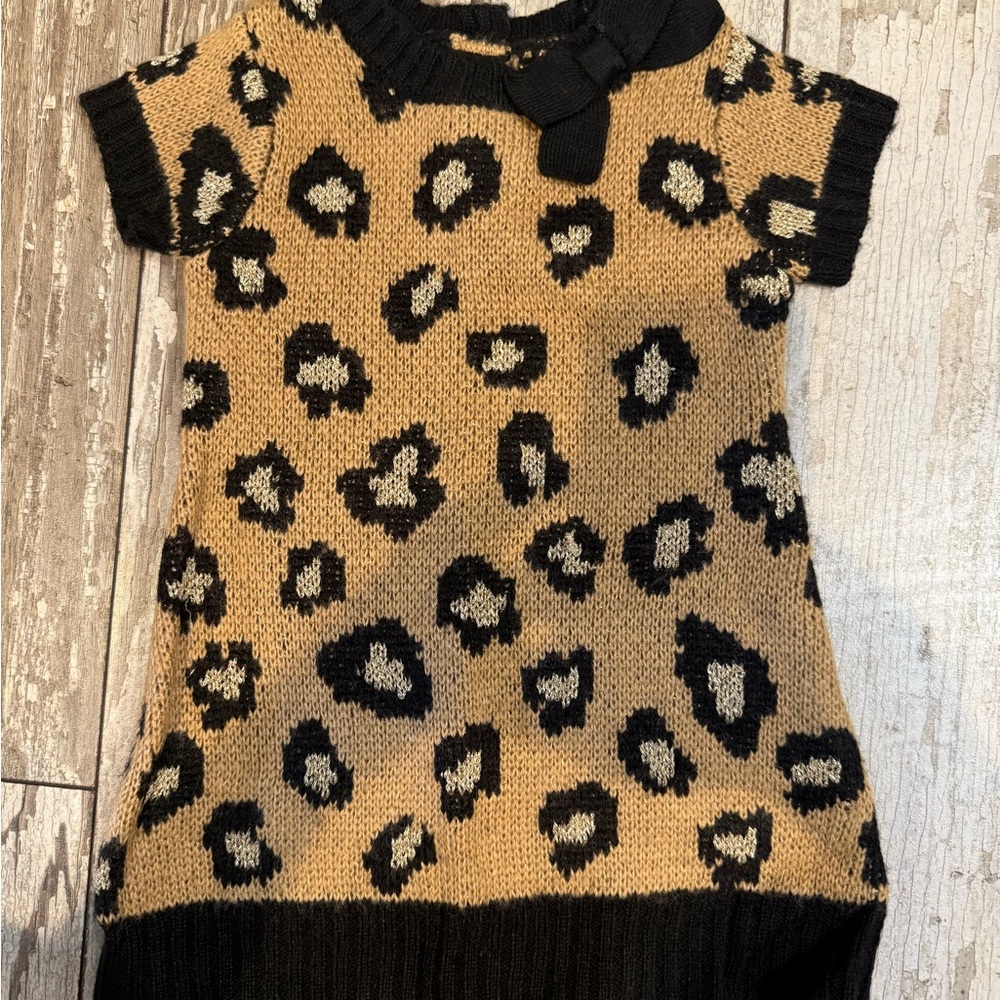 Gymboree Leopard Knit Sweater Dress for Baby Girl